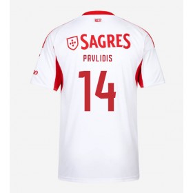 Pánské fotbalový oblečení Benfica Vangelis Pavlidis #14 Tretí košile 2025-26 Krátkým Rukávem